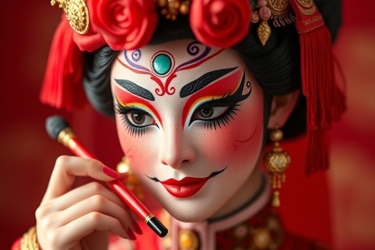 app影院-非遗传承：京剧脸谱绘制技艺